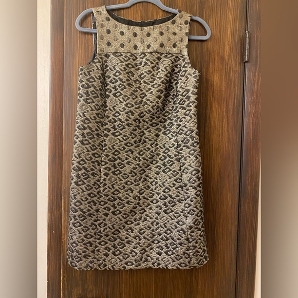 Tibi Metallic Leopard Shift Dress (20) - Picture 8 of 8